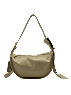 Arezzo Beige Leather Shoulder Bag